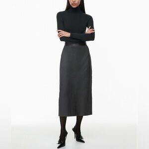 Aritzia Babaton Trinity Skirt in Black
